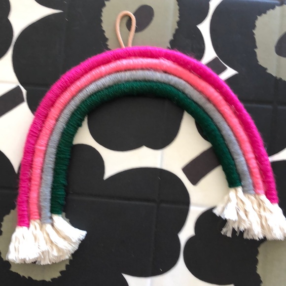 Other - Hand made macrame rainbow wall decor